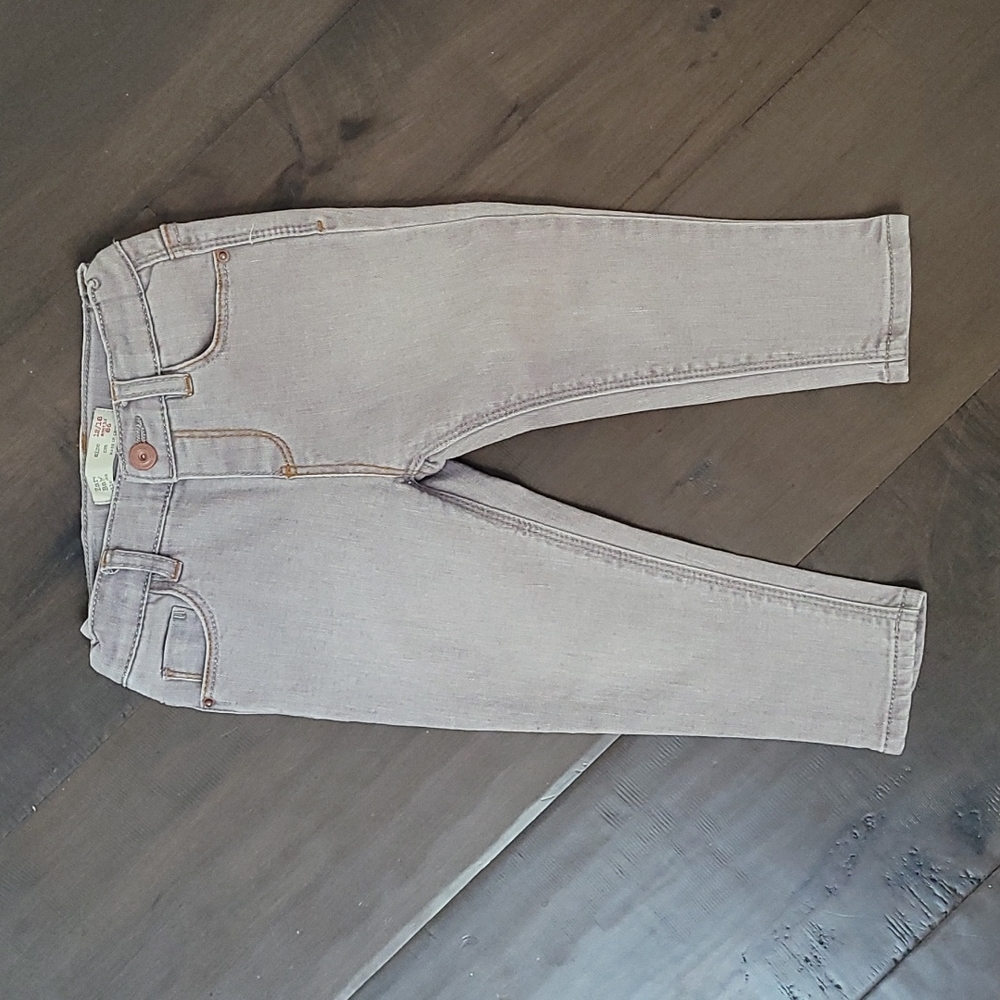 ZARA BABY Grey Denim Jeans 12-18m